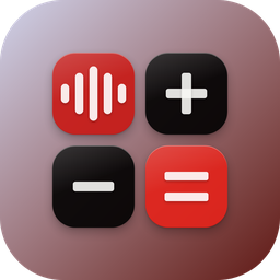 Racing Red app icon, dark